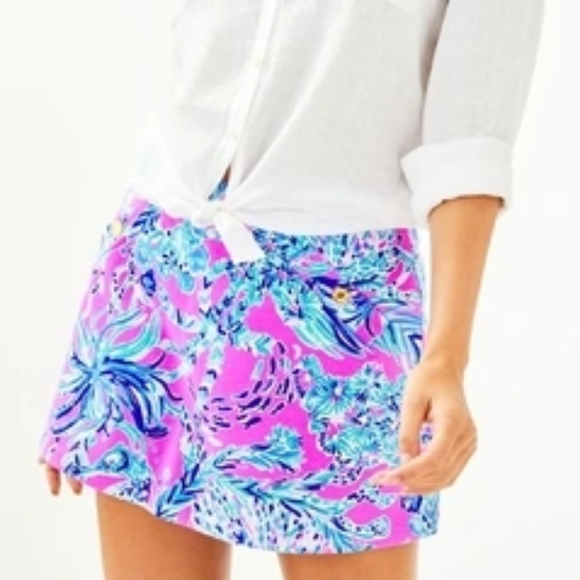 Lilly Pulitzer Pants - New tags lilly pulitzer pink madison skort medium
